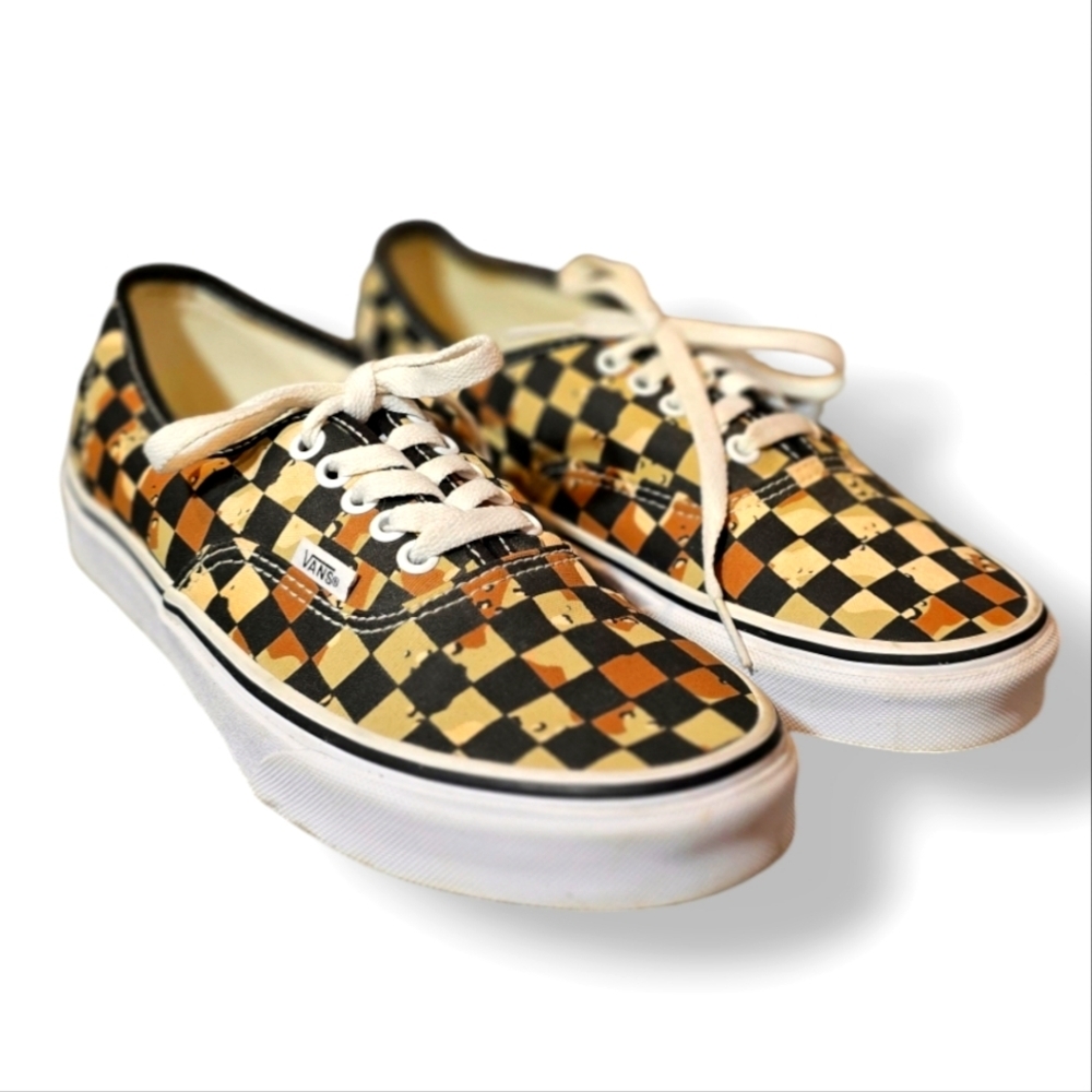 Vans Camo Check Pack Mens Shoes